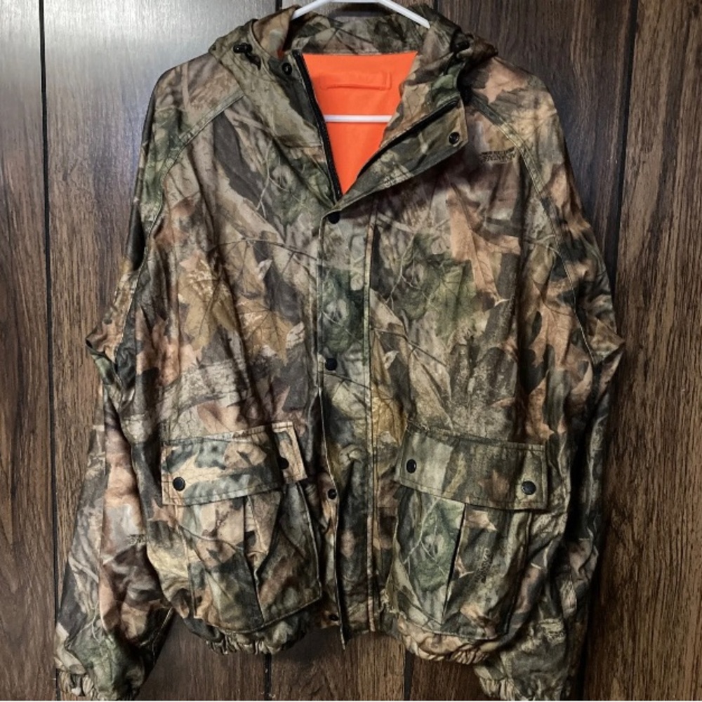 Advantage Timber L/XL Camoflauge Jacket Preowned